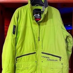Men's Under Armour Sonic Vigor Jacket - lime green like new